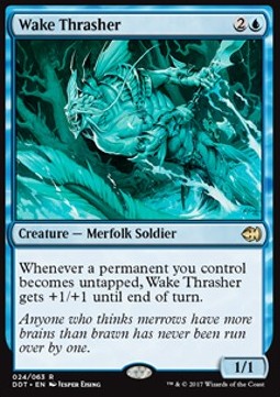 Wake Thrasher - Duel Decks: Merfolk vs. Goblins (Rare) [DDT-24]