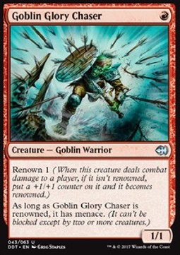 Goblin Glory Chaser - Duel Decks: Merfolk vs. Goblins (Uncommon) [DDT-43]