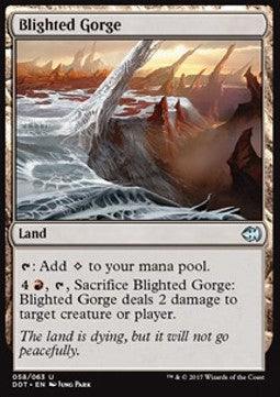 Blighted Gorge - Duel Decks: Merfolk vs. Goblins (Uncommon) [DDT-58]
