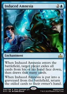Induced Amnesia - Rivals of Ixalan (Rare) [RIX-40]