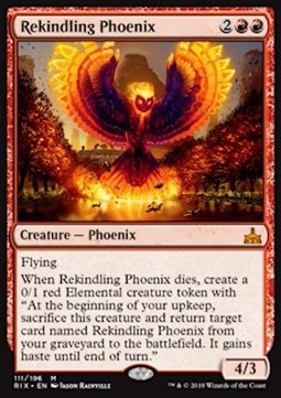 Rekindling Phoenix - Rivals of Ixalan (Mythic) [RIX-111]