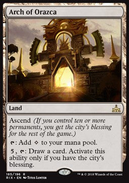 Arch of Orazca - Rivals of Ixalan (Rare) [RIX-185]