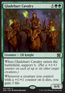 Gladehart Cavalry - Duel Decks: Elves vs. Inventors (Rare) [DDU-11]
