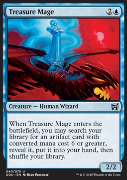 Treasure Mage - Duel Decks: Elves vs. Inventors (Uncommon) [DDU-40]