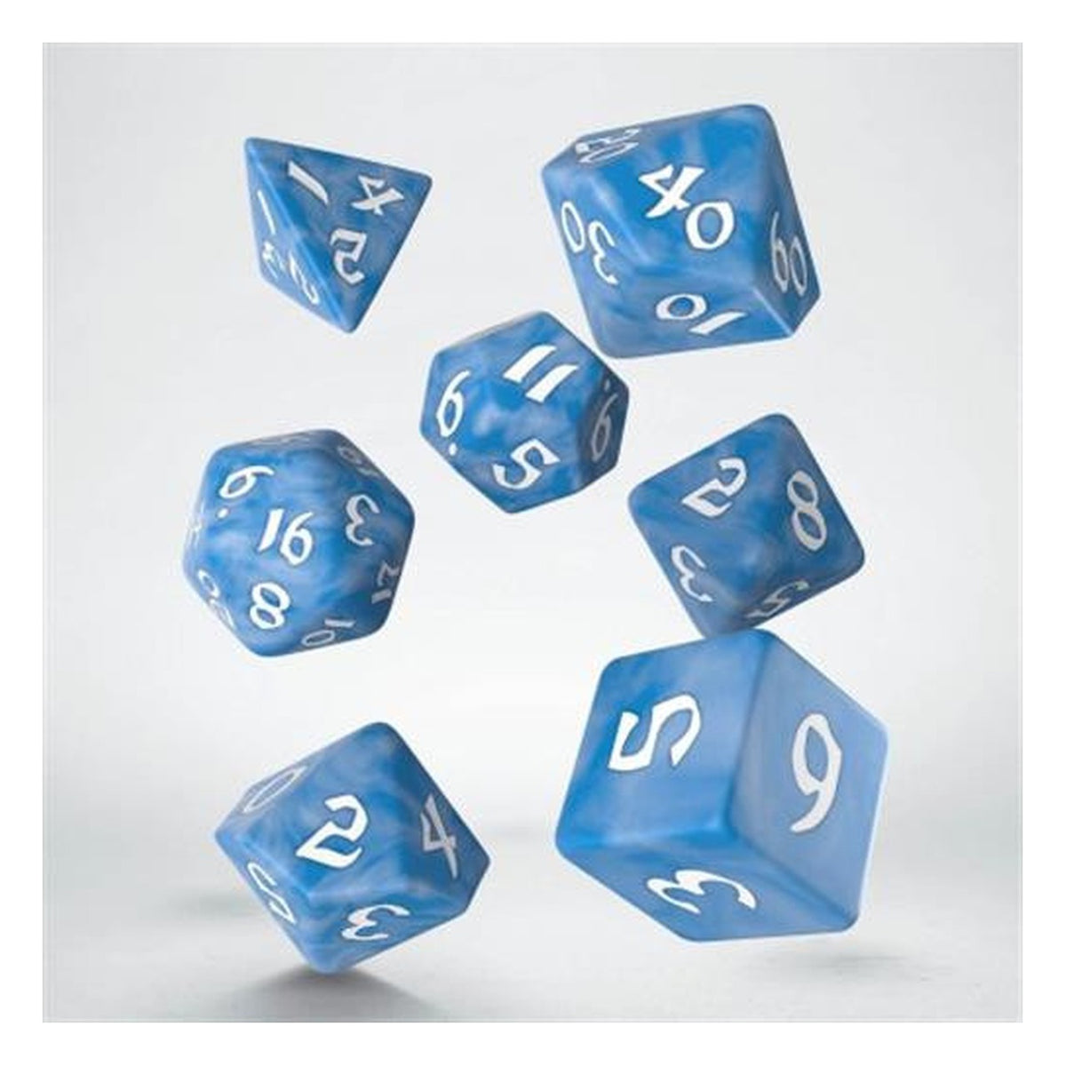 Classic Runic Glacier White SCLR05 - Set 7 Dadi