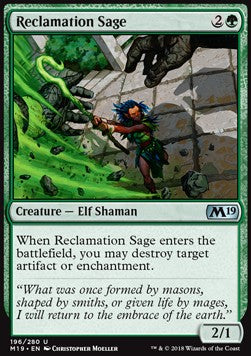 Reclamation Sage - Core 2019 (Uncommon) [M19-196]