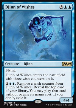 Djinn of Wishes - Core 2019 (Rare) [M19-52]