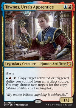 Tawnos, Urza's Apprentice - Commander 2018 (Mythic) [C18-45]