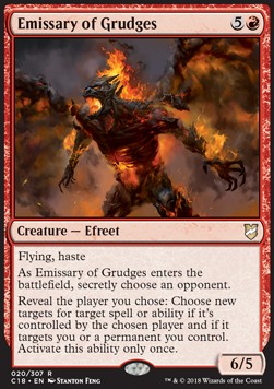 Emissary of Grudges - Commander 2018 (Rare) [C18-20]
