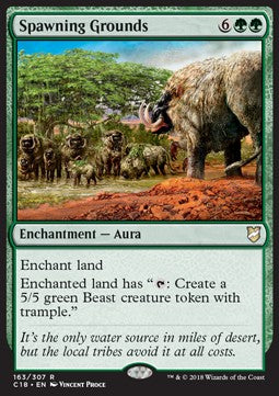 Spawning Grounds - Commander 2018 (Rare) [C18-163]