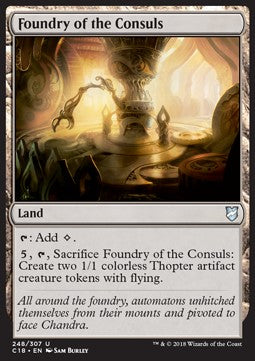Foundry of the Consuls - Commander 2018 (Uncommon) [C18-248]