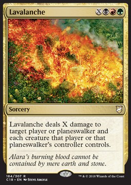 Lavalanche - Commander 2018 (Rare) [C18-184]