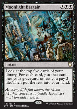 Moonlight Bargain - Commander 2018 (Rare) [C18-114]