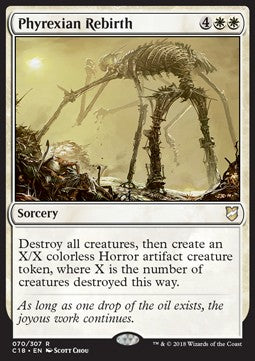 Phyrexian Rebirth - Commander 2018 (Rare) [C18-70]