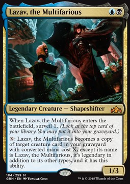 Lazav, the Multifarious - Guilds of Ravnica (Mythic) [GRN-184]