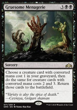 Gruesome Menagerie - Guilds of Ravnica (Rare) [GRN-71]