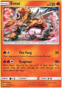 Entei - Lost Thunder (Rare) [LOT-47]