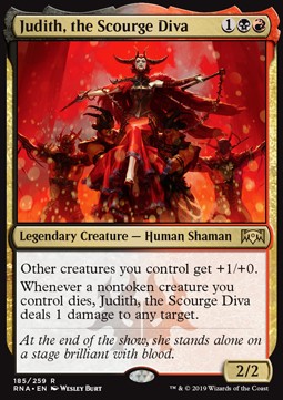 Judith, the Scourge Diva - Ravnica Allegiance (Rare) [RNA-185]