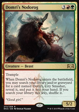 Domri's Nodorog - Ravnica Allegiance: Extras (Rare) [XRNA-272]