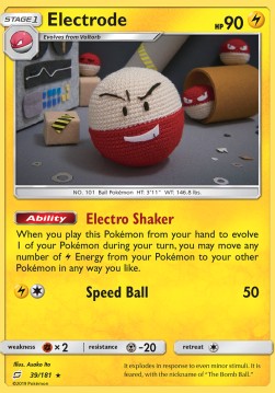 Electrode - Team Up (Holo Rare) [TEU-39]