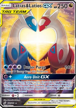 Latias & Latios GX - Team Up (Ultra Rare) [TEU-170]