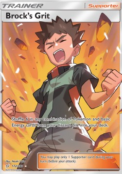 Brock's Grit - Team Up (Ultra Rare) [TEU-172]