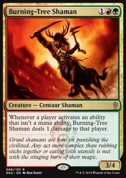 Burning-Tree Shaman - Ravnica Allegiance: Guild Kits (Rare) [GK2-89]