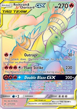 Reshiram & Charizard GX - Unbroken Bonds (Secret Rare) [UNB-217]
