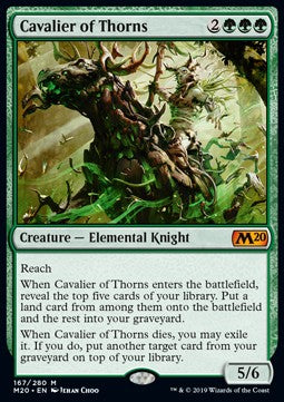Cavalier of Thorns - Core 2020 (Mythic) [M20-167]