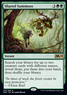Shared Summons - Core 2020 (Rare) [M20-193]