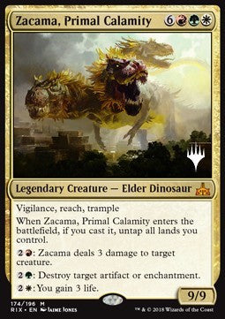 Zacama, Primal Calamity - Core 2020: Extras (Mythic) [XM20-174]