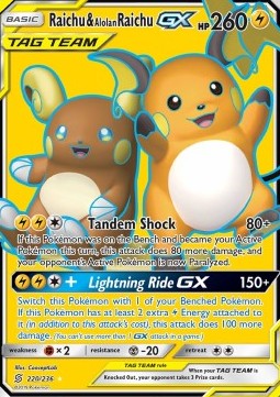 Raichu & Alolan Raichu GX