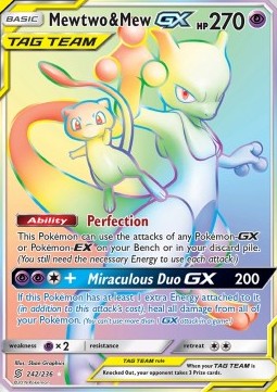 Mewtwo & Mew GX - Unified Minds (Secret Rare) [UNM-242]