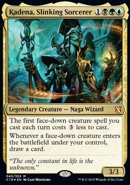 Kadena, Slinking Sorcerer (V.1) - Commander 2019 (Mythic) [C19-45]