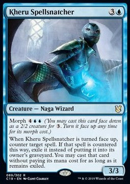 Kheru Spellsnatcher - Commander 2019 (Rare) [C19-89]
