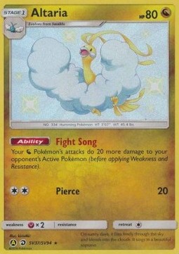 Altaria - Hidden Fates (Secret Rare) [HIF-SV37]