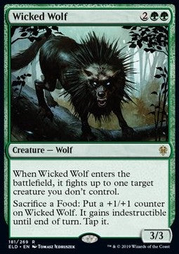 Wicked Wolf - Throne of Eldraine (Rare) [ELD-181]