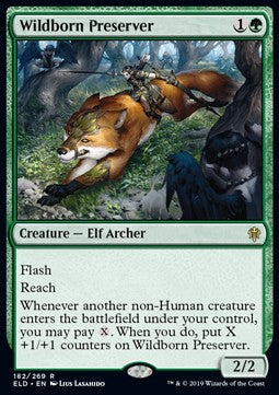 Wildborn Preserver - Throne of Eldraine (Rare) [ELD-182]