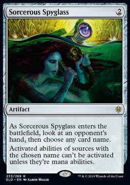 Sorcerous Spyglass - Throne of Eldraine (Rare) [ELD-233]