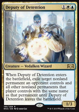 Deputy of Detention - Throne of Eldraine: Promos (Rare) [PELD-165]