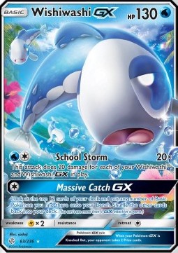 Wishiwashi GX - Cosmic Eclipse (Ultra Rare) [CEC-63]