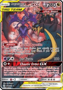 Naganadel & Guzzlord GX - Cosmic Eclipse (Ultra Rare) [CEC-224]