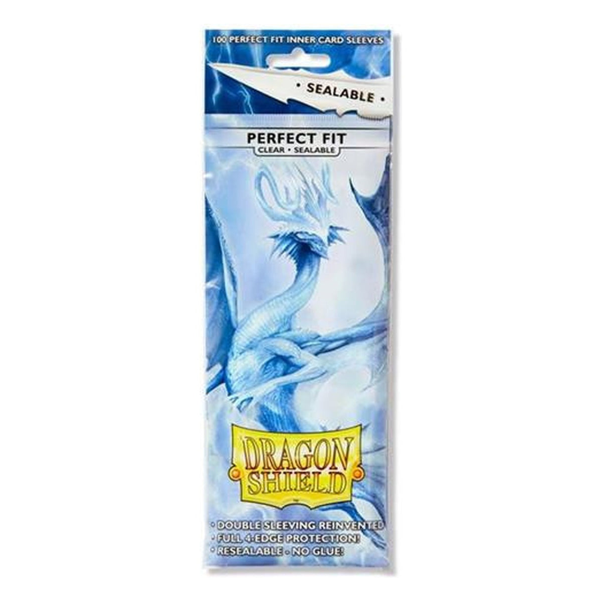 Dragon Shield Perfect Fit Sealable Clear Thindra, 100 Bustine Standard