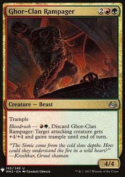 Ghor-Clan Rampager - Mystery Booster (Uncommon) [MYS-165]