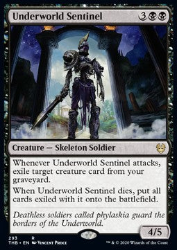 Underworld Sentinel - Theros Beyond Death: Extras (Rare) [XTHB-293]