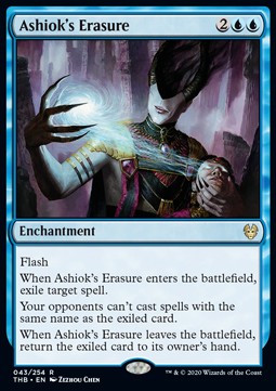 Ashiok's Erasure - Theros Beyond Death (Rare) [THB-43]