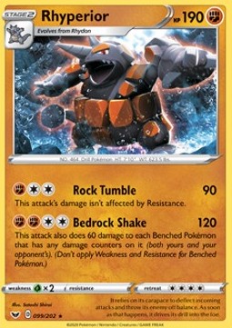 Rhyperior - Sword & Shield (Holo Rare) [SSH-99]