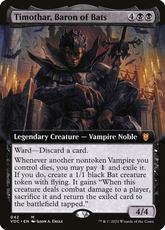 Timothar, Baron of Bats (V.2) - Commander: Innistrad: Crimson Vow
