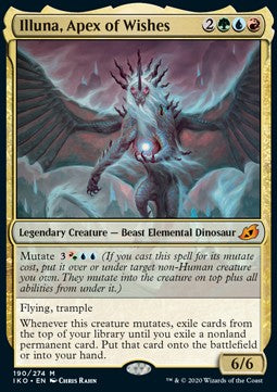 Illuna, Apex of Wishes - Ikoria: Lair of Behemoths (Mythic) [IKO-190]