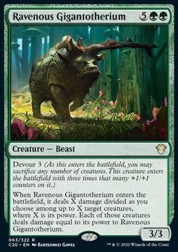 Ravenous Gigantotherium - Commander: Ikoria (Rare) [C20-63]